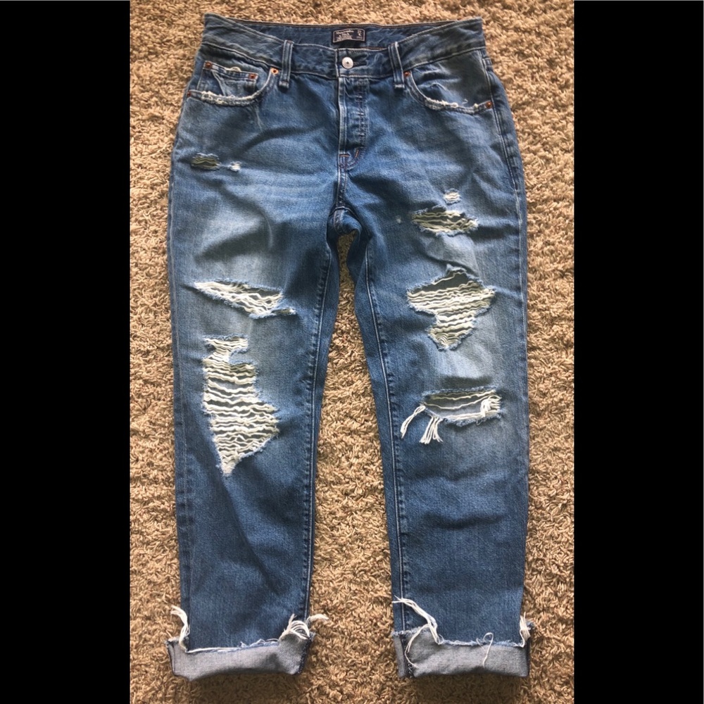 Abercrombie & Fitch Ames Slim Boyfriend Fit Jeans